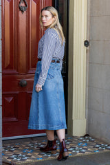 Thomas Cook Women's Nova Denim Skirt - Light Wash [Siz:8]