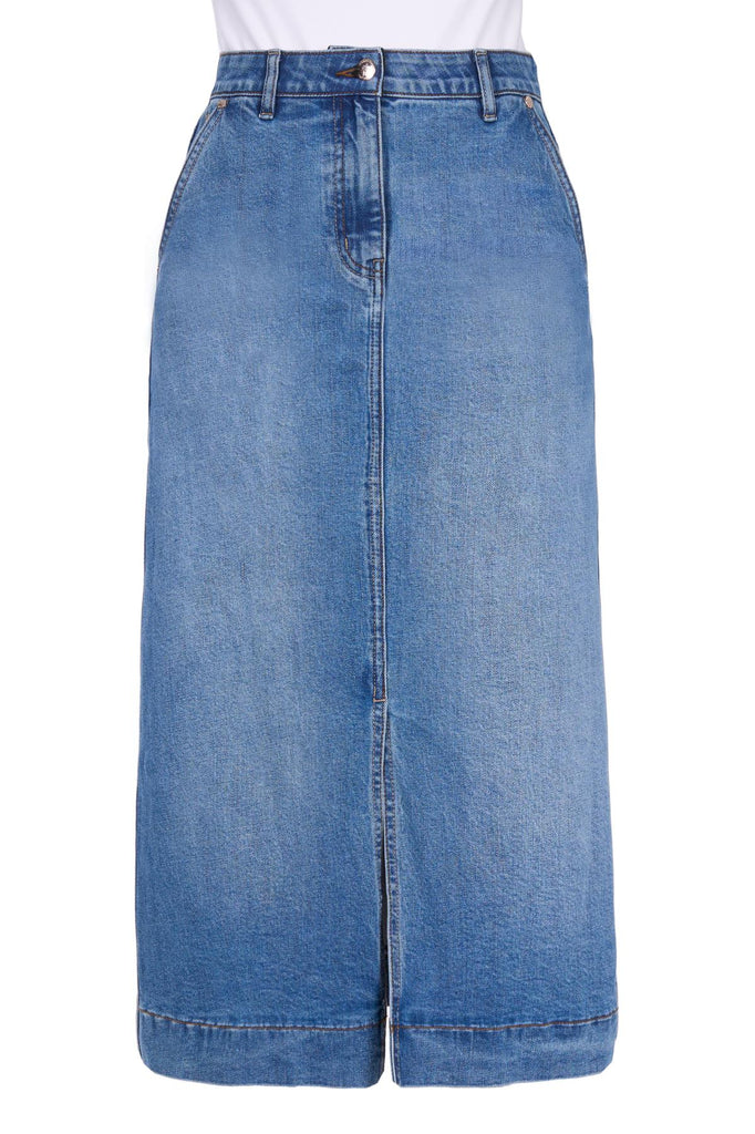Thomas Cook Women's Nova Denim Skirt - Light Wash [Siz:8]