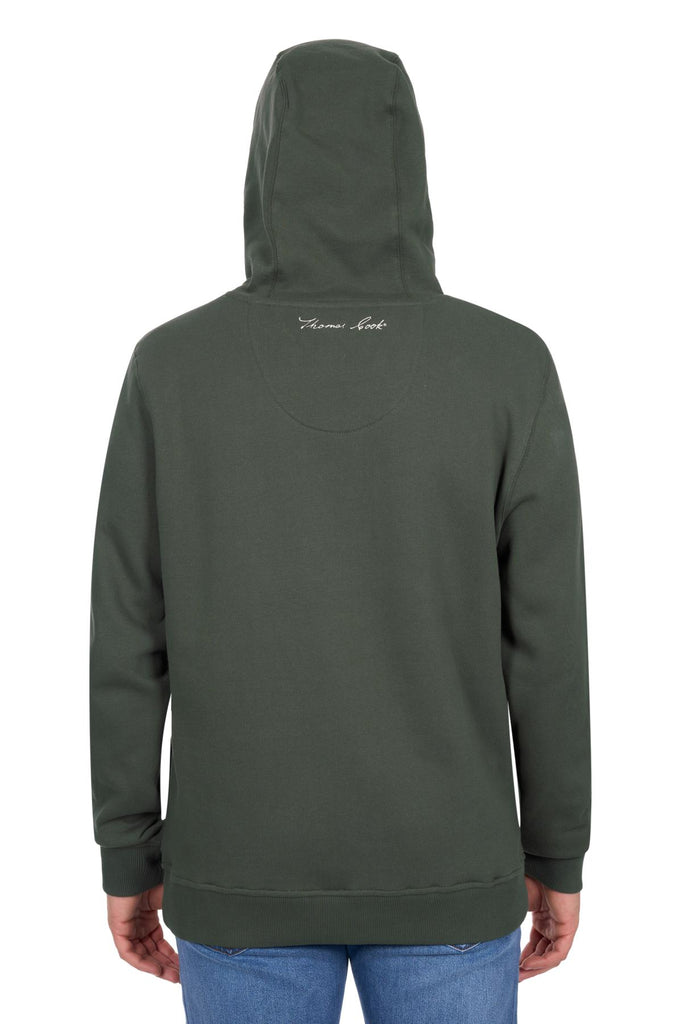 Thomas Cook Men's Heritage Cob and Co Pullover Hoodie - Green [Siz:S]