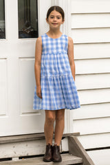 Thomas Cook Girl's Amity Dress - Blue/White [Siz:4]
