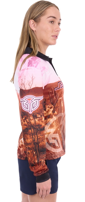 Bullzye Girls Cactus LS Tee [Siz:14]