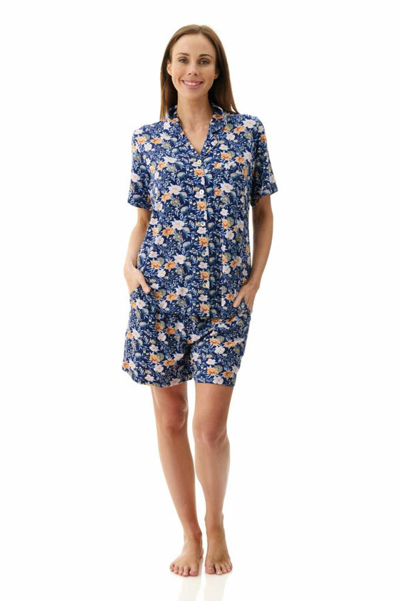 Givoni Womens Sandra Short Pyjamas - Navy [Siz:XS]