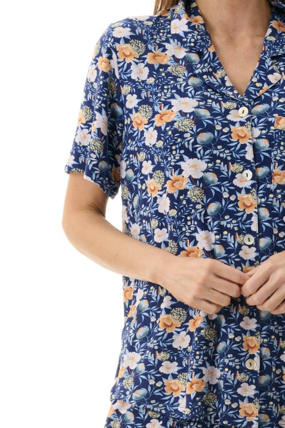 Givoni Womens Sandra Short Pyjamas - Navy [Siz:XS]