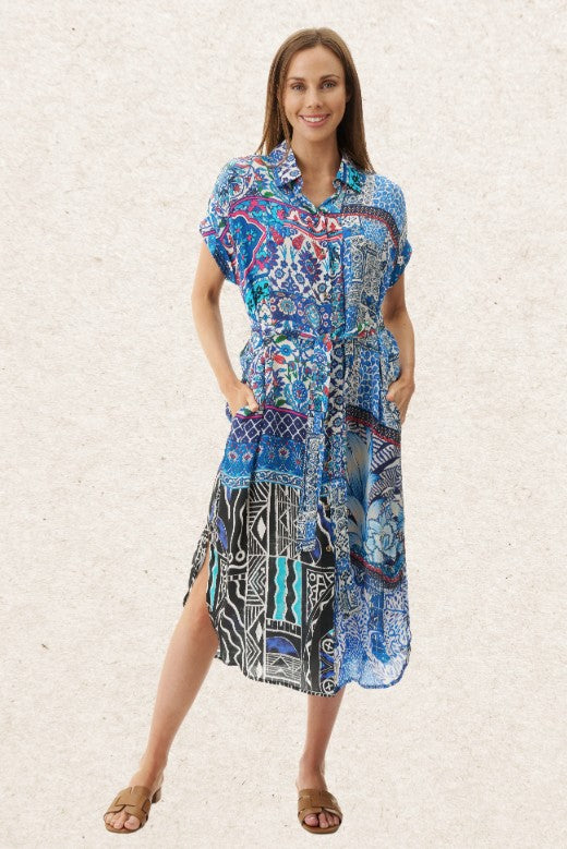 Givoni Womens Pasque Print Dress [Siz:8]