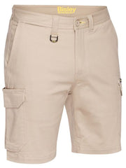 Stretch Cotton Drill Cargo Short BSHC1008 [Col:Stone Siz:82R]