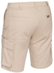 Stretch Cotton Drill Cargo Short BSHC1008 [Col:Stone Siz:87R]