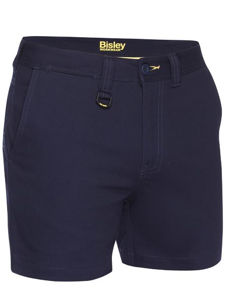 Stretch Cotton Drill Cargo Short BSHC1008 [Col:Navy Siz:97R]