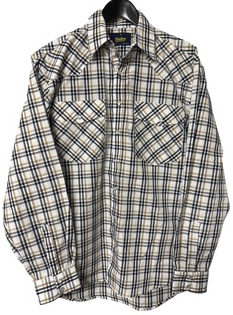 Bisley Mens L/S Cotton Shirt - Chk Black [Siz:S]