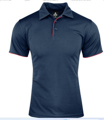 Aussie Pacific Mens Yarra Polo [Col:Navy/Red Siz:3XL]