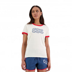 Canterbury Womens Captains Ringer Short Sleeve T-Shirt - Birch [Siz:8]