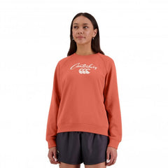 Canterbury Womens Blaze Raglan Crew - Ginger [Siz:8]