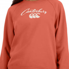 Canterbury Womens Blaze Raglan Crew - Ginger [Siz:12]