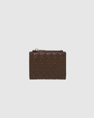 Louehnide Lily Woven Wallet [Col:Tan]