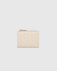 Louehnide Lily Woven Wallet [Col:Tan]