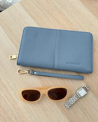 Louenhide Arabella Travel Wallet - Cloudy Blue [Col:Cloudy Blue]