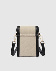 Louenhide Yoko Canvas Phone Bag [Col:Natural Tan]