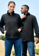 Biz Collection Ladies Polar Fleece Jacket [Col:Black Siz:16]