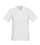 Biz Collection Kids Crew Short Sleeve Polo [Col:White Siz:8]