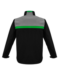 Biz Collection Unisex Charger Jacket [Col:Black/Green/Grey Siz:S]