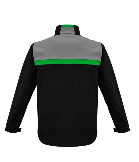 Biz Collection Unisex Charger Jacket [Col:Black/Green/Grey Siz:S]