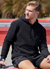 Biz Collection Mens Pullover Hoodie [Col:Black Siz:S]