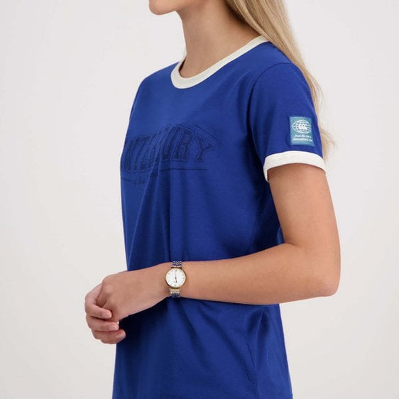 Canterbury Womens Captain Ringer T-Shirt - Limoges [Siz:12]