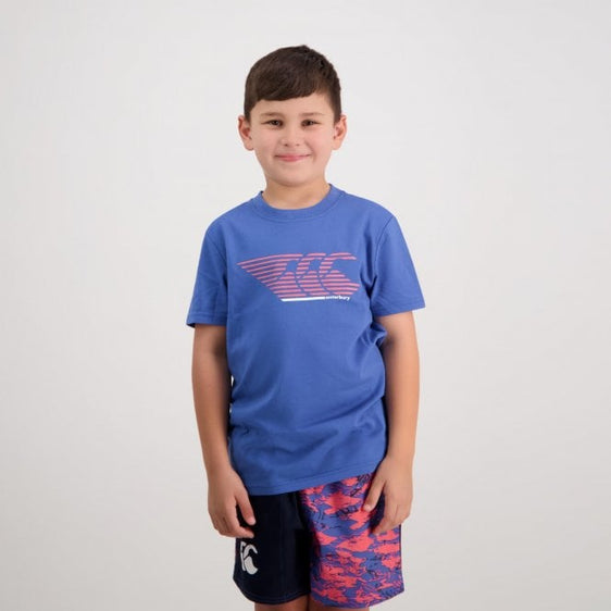 Canterbury Kids Stripe CCC T-Shirt [Siz:8YRS]