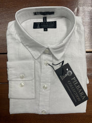 Pilbara Ladies Linen Swiss Tab Long Sleeve Shirt