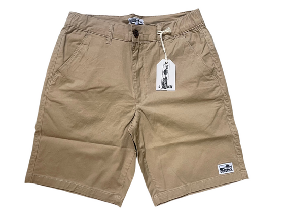 Outback Mens Relaxed Fit Shorts - Beige OBSS24MB005