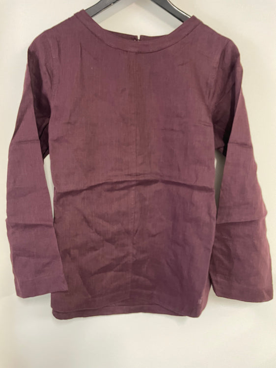 Corfu Womens Winter Linen Shirt W2406516 - Mahogany
