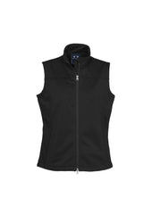 Ladies Biz Tech Soft Shell Vest - Black