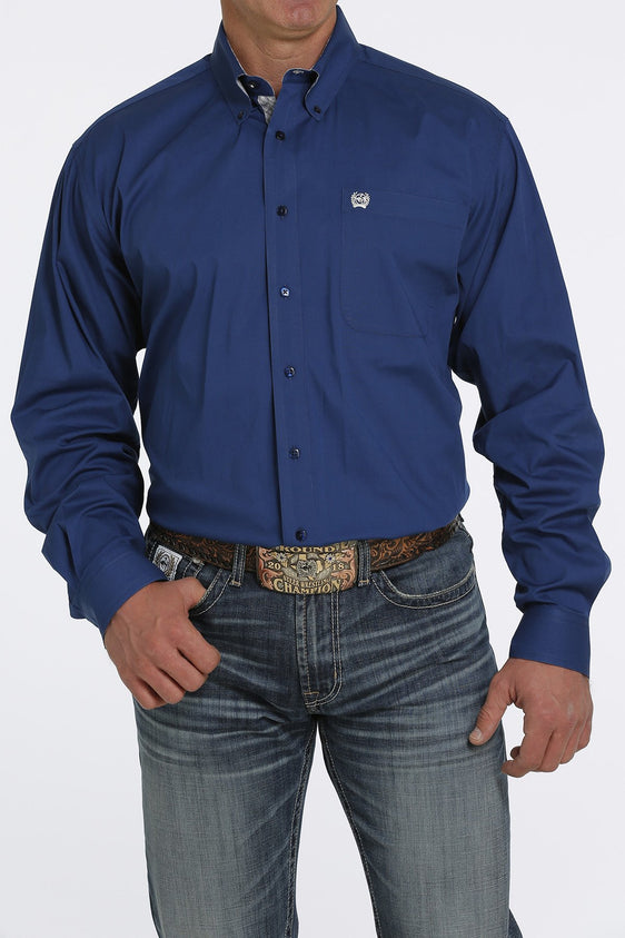 Cinch Men's Stretch Solid Button Down Western Shirt