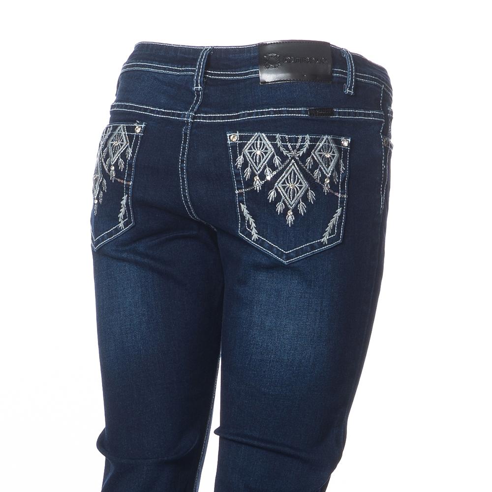 Mid-Rise Fashion Bling Jeans - Sierra