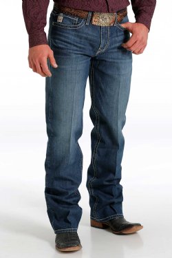 Cinch Men's Relaxed Fit Grant Jeans - Medium Stonewash