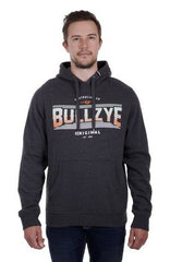 Bullzye Mens Lawson Pillover Hoodie - Charcoal Marle