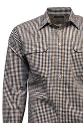 Bisley Countryman Poly Cotton Long Sleeve Check Shirt