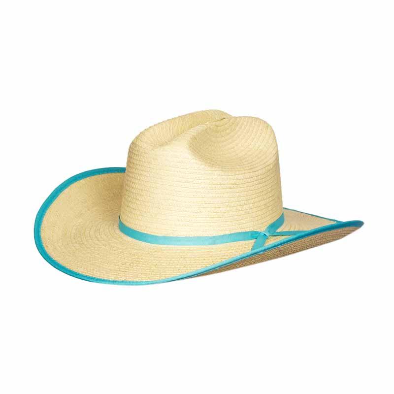 Sunbody Hat - Kids Cattlemen Bound Edge Turquoise