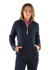 Womens Classic Qtr Zip Rugby