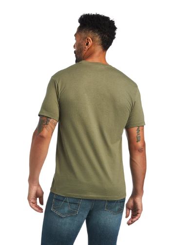 Mens Ariat Barbed Wire SS Tee