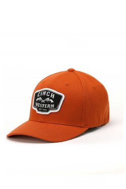 Cinch Men's Western Cap - Orange