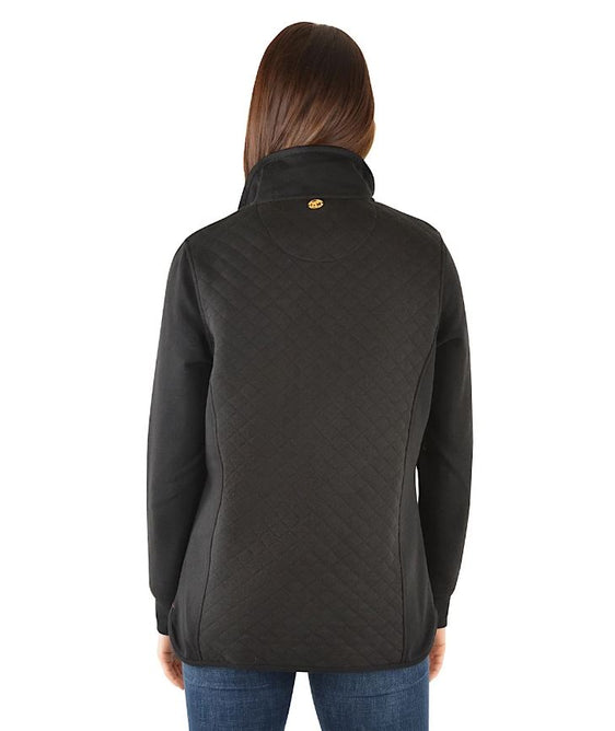 Thomas Cook Women's Quilted Zip Rugby - Black