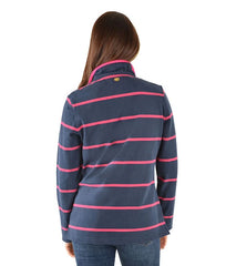 Thomas Cook Women's Nicole Stripe Zip Rugby - Navy/Granita