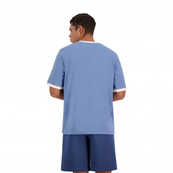 Canterbury Mens Rule-Book Ringer Short Sleeve T-Shirt - Captains Blue