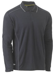 Cool Mesh Polo with Reflective Piping BK6425