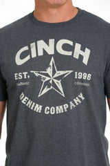 Cinch Men's Denim Company Tee - Heather Navy