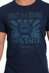 Cinch Men's Grit & Glory Denim Tee - Navy