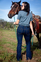 Outback Filly 2.0 Dark Rinse Jean- Boot Cut
