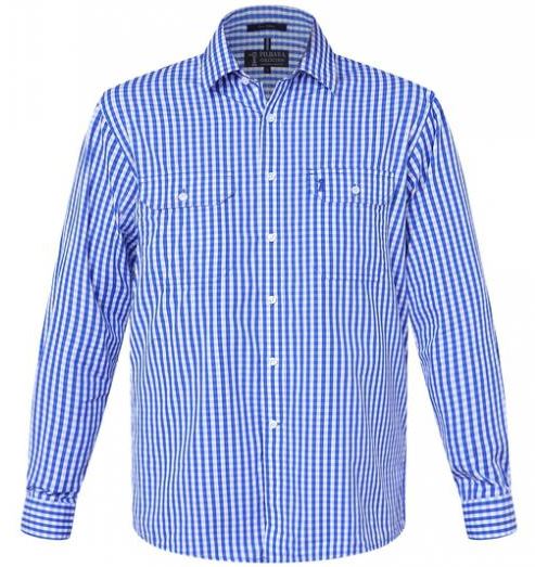 Pilbara Men's Check L/S Shirt RMPC004