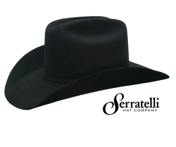 Serratelli 6X Black S3 (4 1/4" Brim)