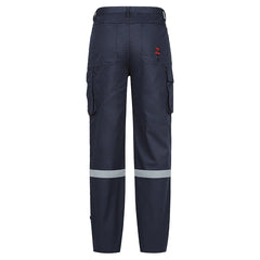 Kids Navy Hi Vis Work Pants